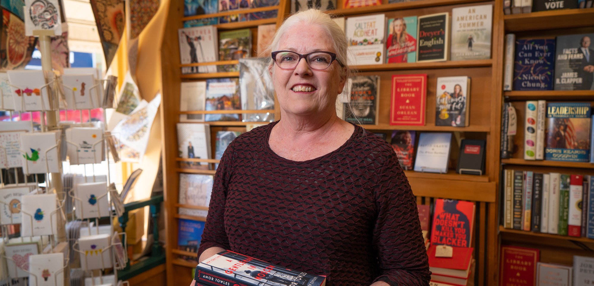 Mary Kay Sneeringer of the Edmonds Bookshop